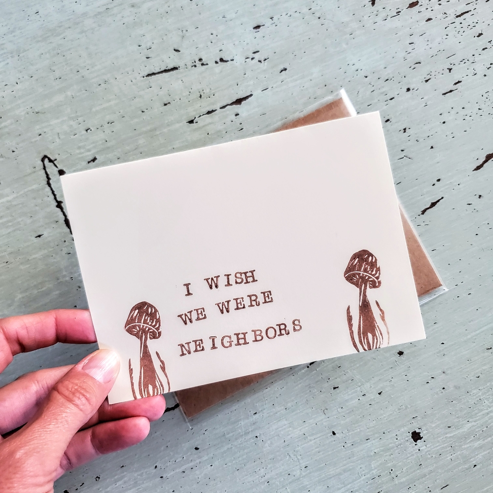 Cute Mushroom Greeting Card